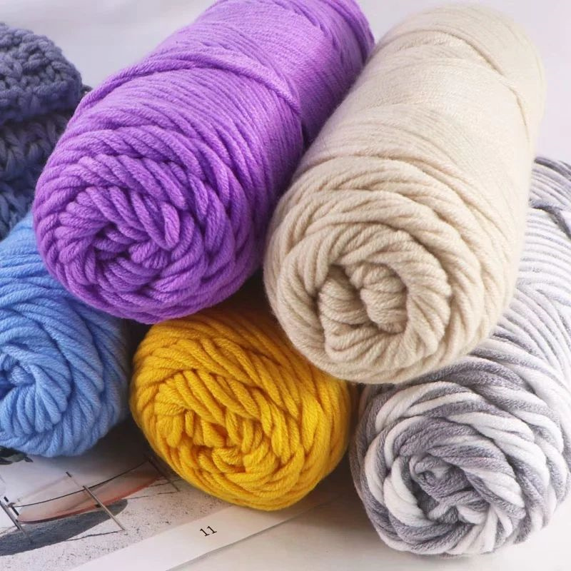 hot sale hand knitting yarn for clothing blanket 100G high b