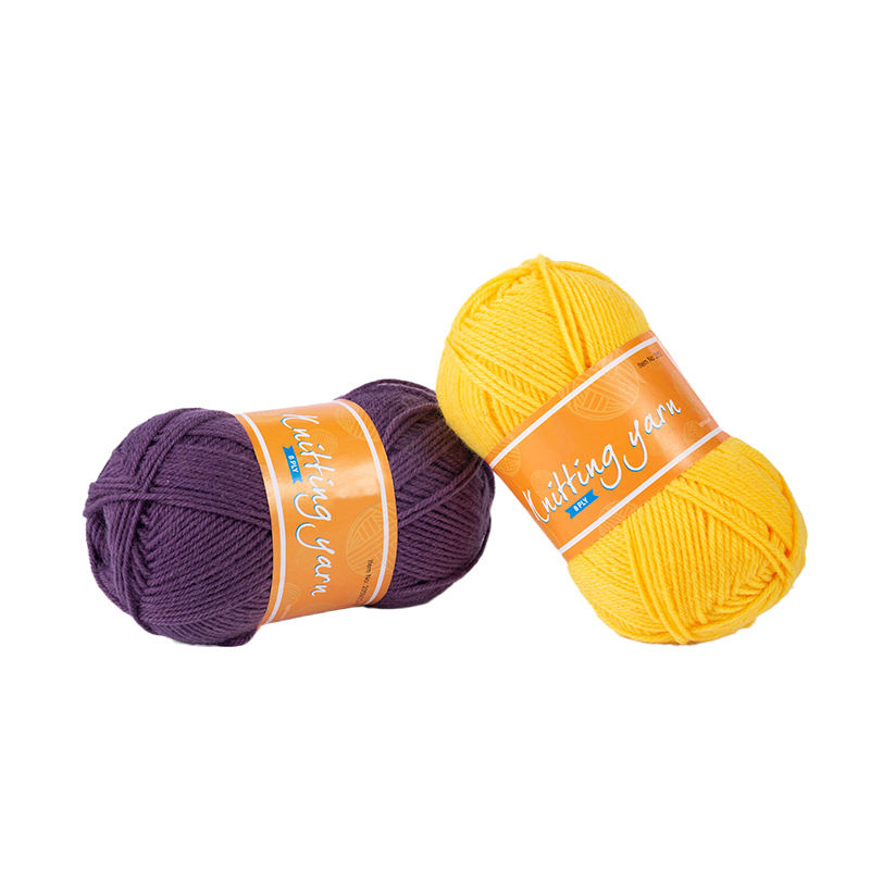 Anti-pilling fashion dyed knitting yarn fancy crochet acryli